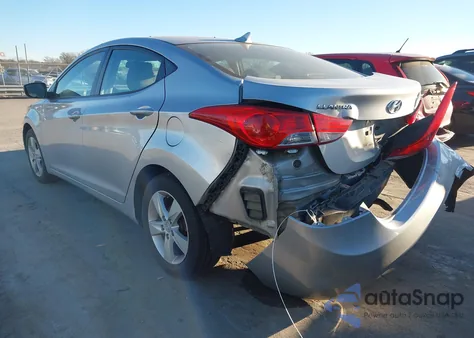2012 Hyundai Elantra Gls z USA, uszkodzony, nr VIN 5NPDH4AEXCH100545